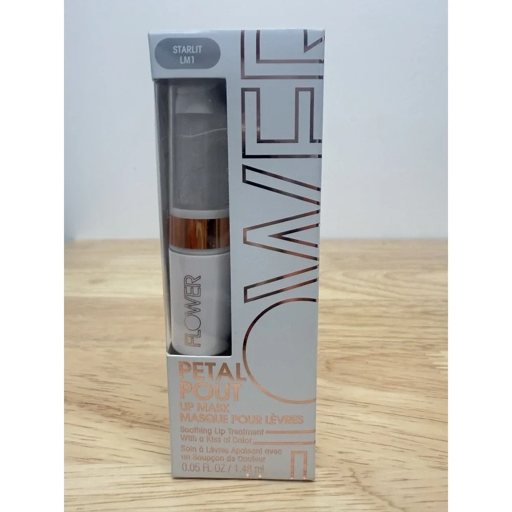 Flower Beauty‎ Petal Pout Lip Mask LM1 Starlit 0.19 oz Soothing Lip Treatment